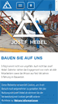 Mobile Screenshot of josef-hebel.de